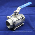 Investment Casting Thread End 3PC Ball Valve